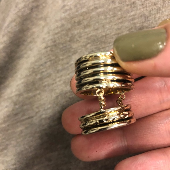 Gold double ring - Picture 5 of 5